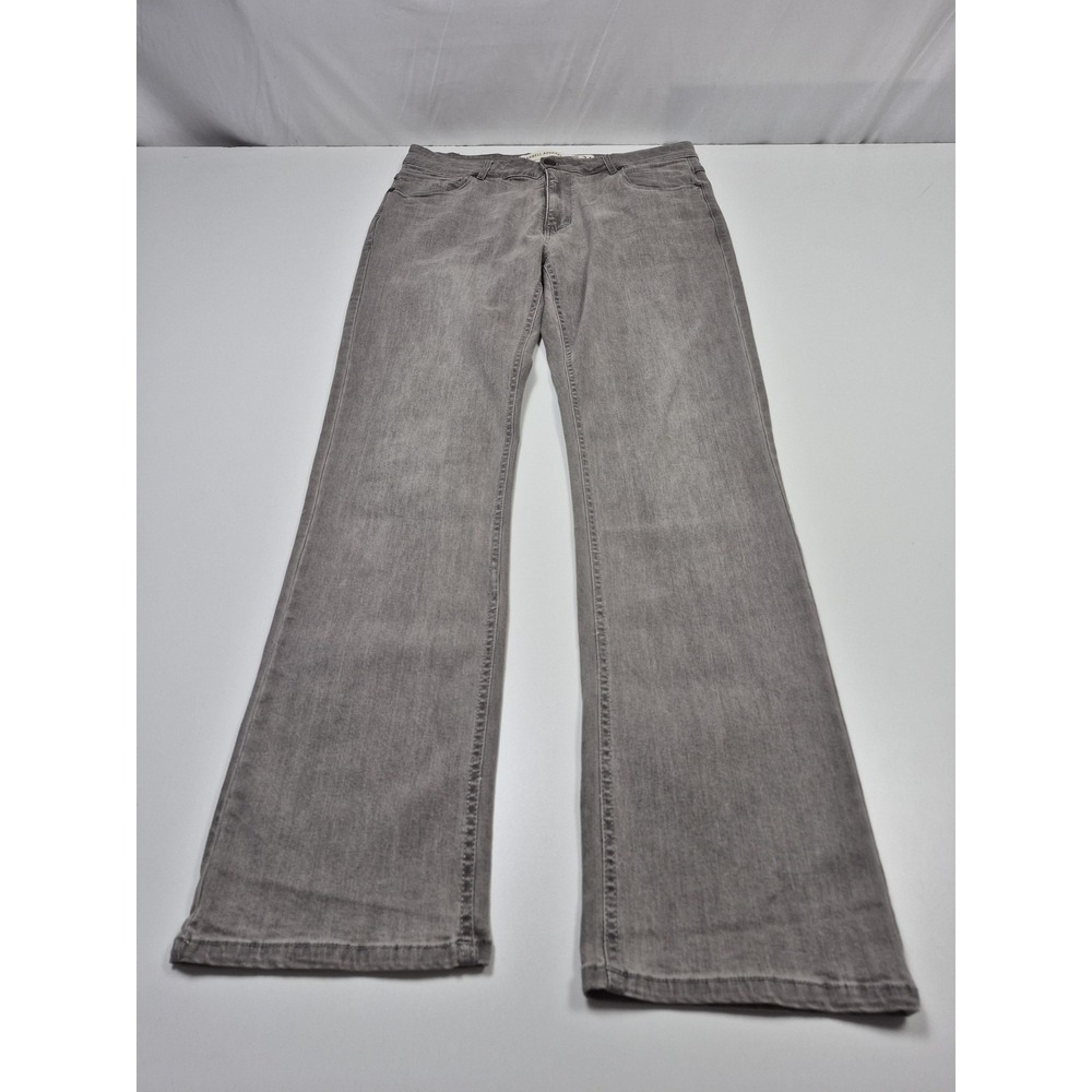 Barbell Apparel Jeans Mens 34x34 Gray Regular Fit Straight Leg Stretch Denim
